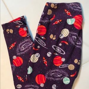 Lularoe Planet Leggings OS